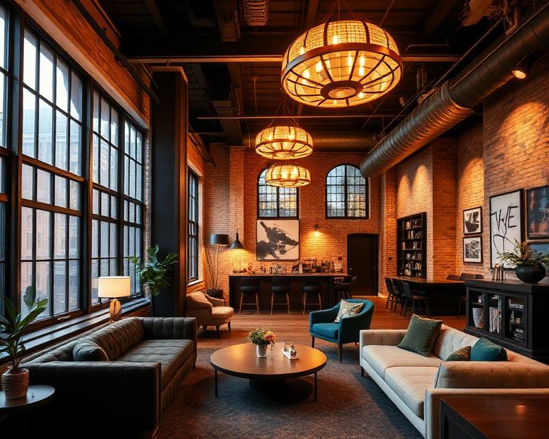 Modern industrial Manhattan loft
